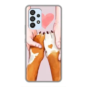Чохол (ТПУ) Милі песики для Samsung Galaxy A33 (5G) (Любов до собак)