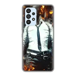 Силиконовый чехол с картинкой "Герой Pubg" на Samsung Galaxy A33 (5G) (Man Пубг)