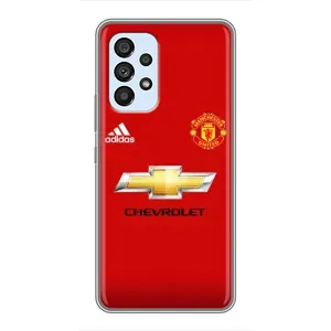 Силиконовые Чехлы принт Футбол на Samsung Galaxy A33 (5G) (Man United)