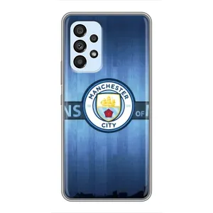 Силиконовые Чехлы принт Футбол на Samsung Galaxy A33 (5G) (ManCity)