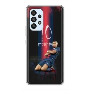 Чехол (TPU) с Футболистом на Samsung Galaxy A33 (5G) (MBAPPE 10)