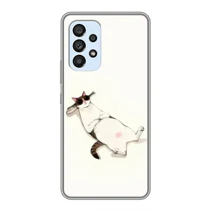 Чехол на тематику: Коты для Samsung Galaxy A33 (5G) (Отдых)