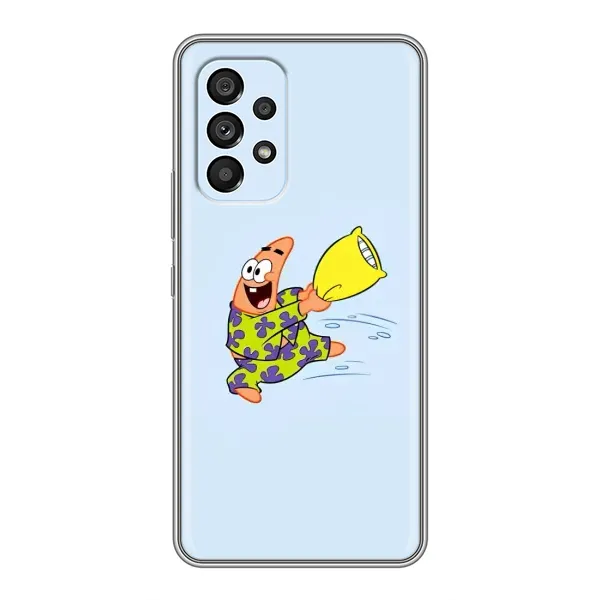 Чохол з малюнком «Патрік із подушкою» для Samsung Galaxy A33 (5G) Чохол з малюнком «Патрік із подушкою» для Samsung Galaxy A33 (5G)