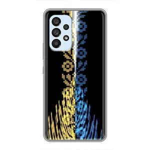 Силиконовый Чехол на Samsung Galaxy A33 (5G) (Патриотическая вышиванка)