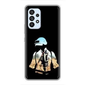Силиконовый чехол с картинкой "Герой Pubg" на Samsung Galaxy A33 (5G) (Пубг мен)
