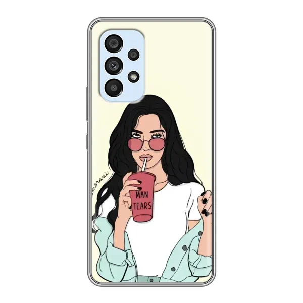 Чехол с рисунком «С напитком» для Samsung Galaxy A33 (5G) Чехол с рисунком «С напитком» для Samsung Galaxy A33 (5G)