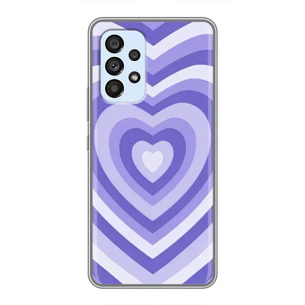 Чехол с рисунком «Сердце фиолет» для Samsung Galaxy A33 (5G) Чехол с рисунком «Сердце фиолет» для Samsung Galaxy A33 (5G)