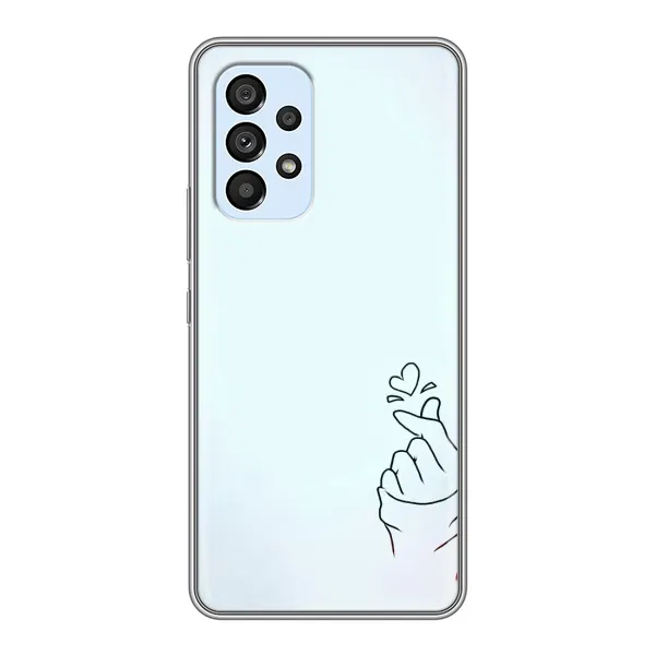 Чехол с рисунком «Сердце на голубом» для Samsung Galaxy A33 (5G) Чехол с рисунком «Сердце на голубом» для Samsung Galaxy A33 (5G)