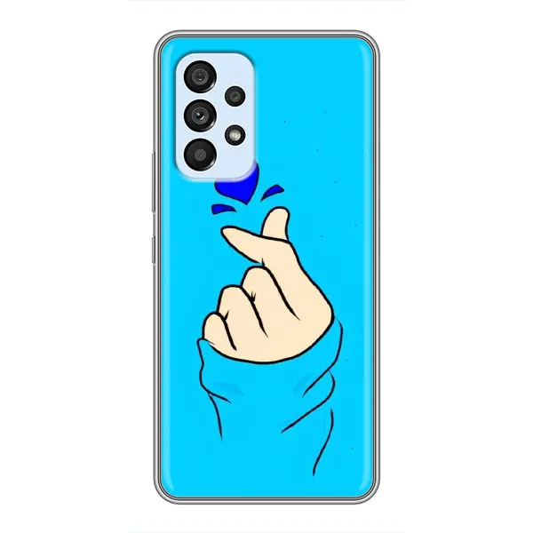 Чехол с рисунком «Сердце на синем» для Samsung Galaxy A33 (5G) Чехол с рисунком «Сердце на синем» для Samsung Galaxy A33 (5G)