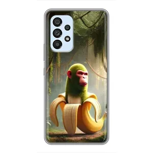 Чехол с мемами тралалело тралала для Samsung Galaxy A33 (5G) (Шимпанзини бананини)