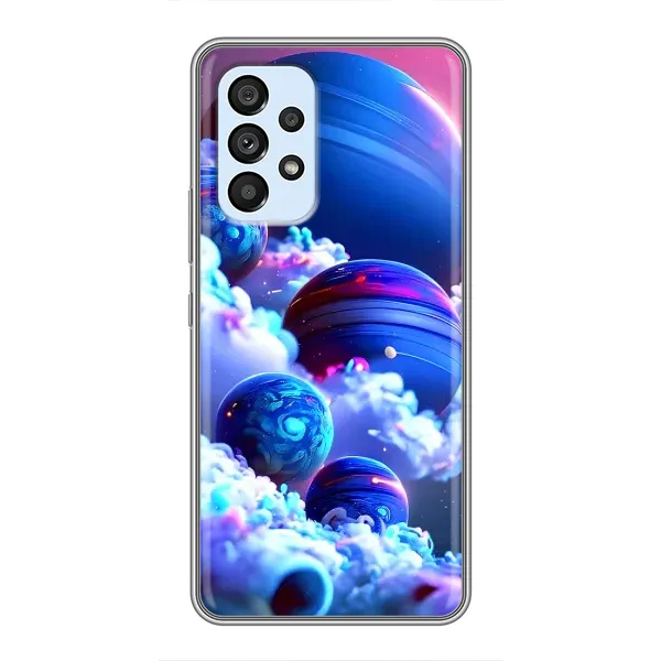Чехол с рисунком «Синие планеты» для Samsung Galaxy A33 (5G) Чехол с рисунком «Синие планеты» для Samsung Galaxy A33 (5G)