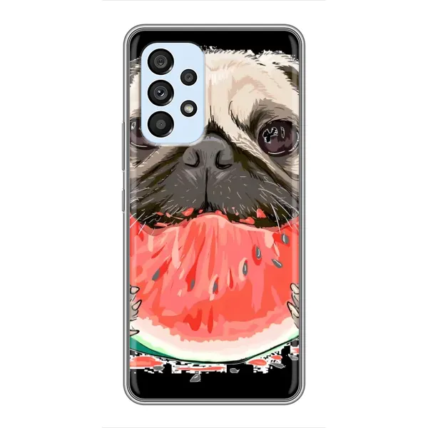 Чехол с рисунком «Смешной Мопс» для Samsung Galaxy A33 (5G) Чехол с рисунком «Смешной Мопс» для Samsung Galaxy A33 (5G)
