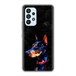 Бампер для Samsung Galaxy A33 (5G) с картинкой "Песики" (Собака Мопс)