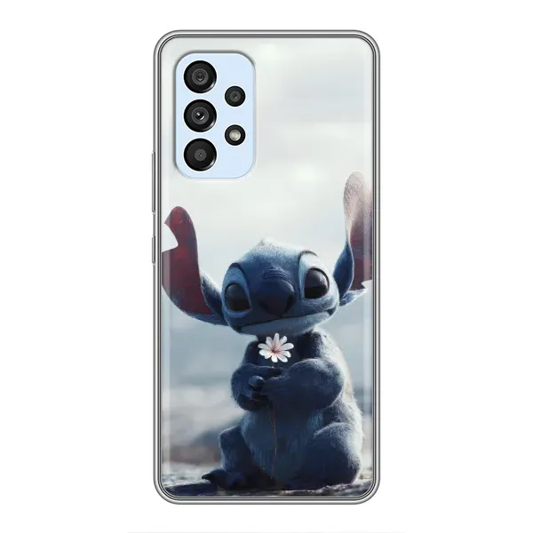 Чехол с рисунком «Стич с цветочком» для Samsung Galaxy A33 (5G) Чехол с рисунком «Стич с цветочком» для Samsung Galaxy A33 (5G)