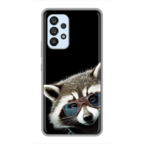 Чехол с рисунком «Стильный Енот» для Samsung Galaxy A33 (5G) Чехол с рисунком «Стильный Енот» для Samsung Galaxy A33 (5G)