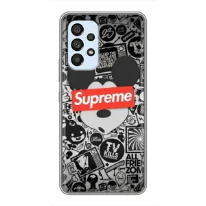 Чехол с Брендами одежды на Самсунг Галакси А33 (5G) (Supreme Маус)