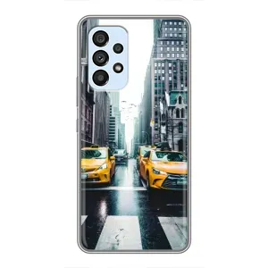 Силиконовый бампер (Работники) на Samsung Galaxy A33 (5G) (Такси)