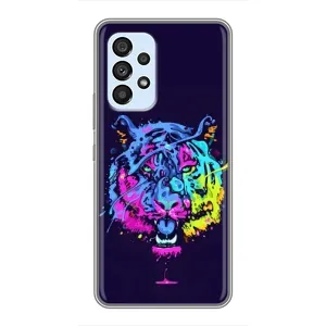 Силіконовий бампер з картинкою звірів для Samsung Galaxy A33 (5G) (Тигр-Арт)