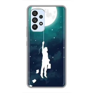 Чехол (ТПУ) с планетами на Samsung Galaxy A33 (5G) (To The moon)