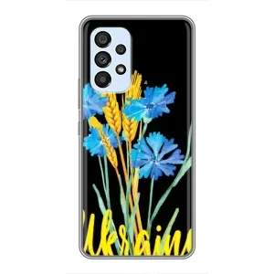Чохол на Samsung Galaxy A33 (5G) (Український дизайн) (Україна в квітах)