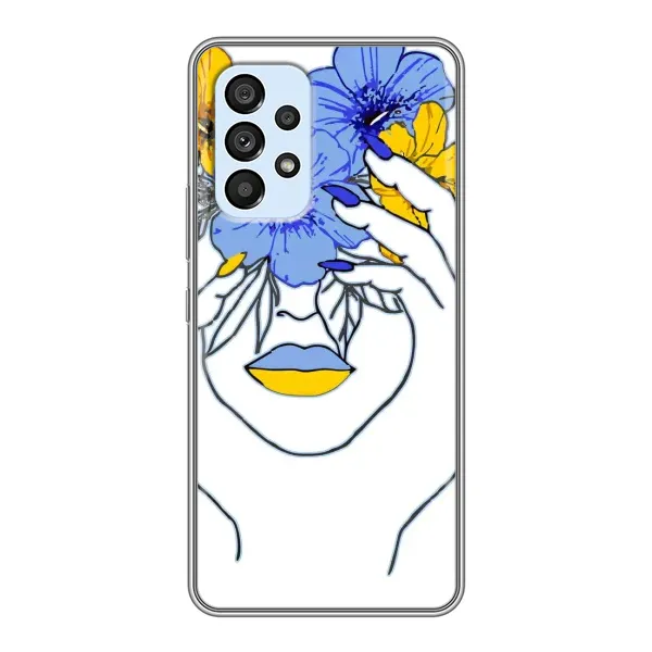 Чехол с рисунком «Украинка на всю голову» для Samsung Galaxy A33 (5G) Чехол с рисунком «Украинка на всю голову» для Samsung Galaxy A33 (5G)