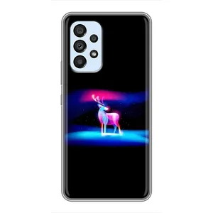 Силіконовий бампер з картинкою звірів для Samsung Galaxy A33 (5G) (Яскравий олень)