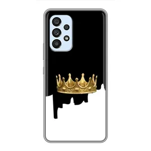 Чохол (Корона на чорному фоні) для Самсунг Галаксі А33 (5G) (Золота корона)