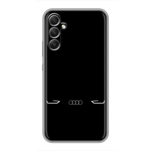 Силіконовий бампер з картинкою машини на Samsung Galaxy A34 (Сілует Audi)