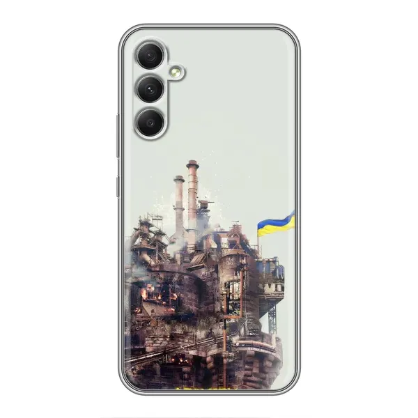 Чехол с рисунком «Азовсталь» для Samsung Galaxy A34 Чехол с рисунком «Азовсталь» для Samsung Galaxy A34