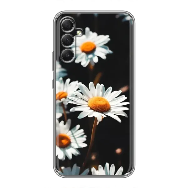 Чехол с рисунком «Белые ромашки» для Samsung Galaxy A34 Чехол с рисунком «Белые ромашки» для Samsung Galaxy A34