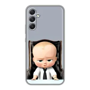 Мультяшний принт на Чохол для Самсунг Галаксі А34 (BOSS)