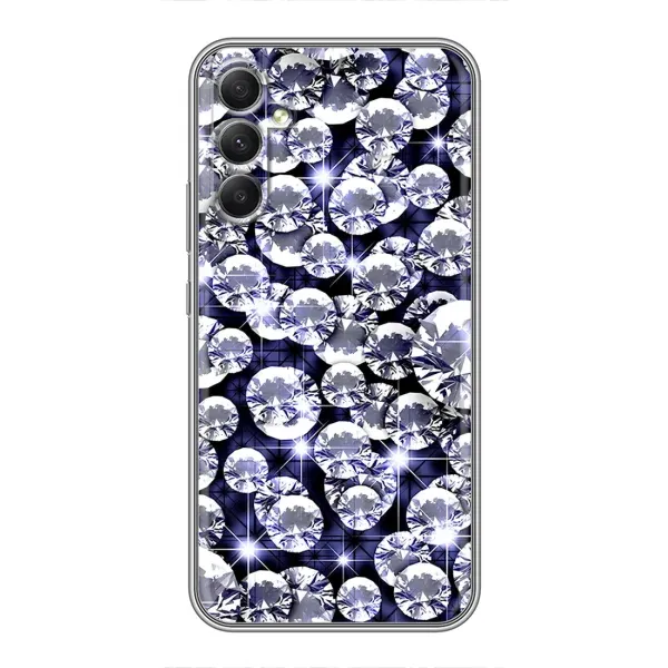 Чехол с рисунком «Бриллианты» для Samsung Galaxy A34 Чехол с рисунком «Бриллианты» для Samsung Galaxy A34