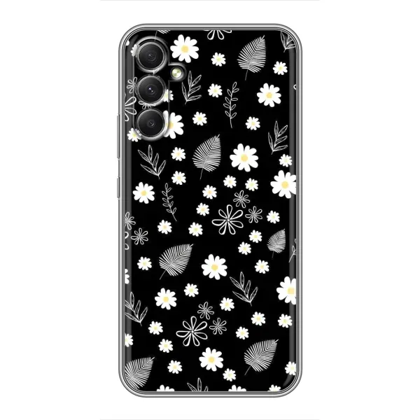 Чехол с рисунком «цветение на чорном» для Samsung Galaxy A34 Чехол с рисунком «цветение на чорном» для Samsung Galaxy A34
