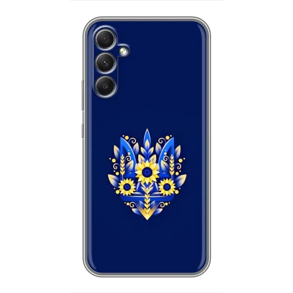 Чехол с рисунком «Цветущий Герб» для Samsung Galaxy A34