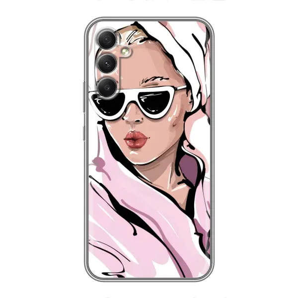 Чехол с рисунком «Девушка в халате» для Samsung Galaxy A34 Чехол с рисунком «Девушка в халате» для Samsung Galaxy A34