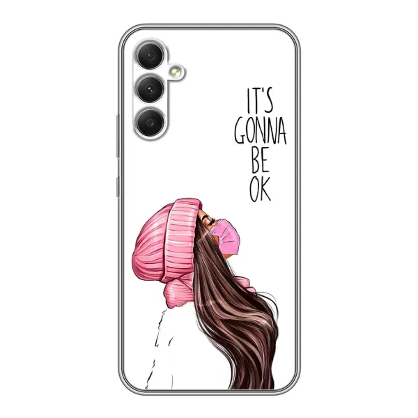 Чехол с рисунком «Девушка в маске» для Samsung Galaxy A34 Чехол с рисунком «Девушка в маске» для Samsung Galaxy A34