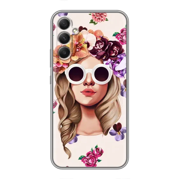 Чехол с рисунком «Девушка в очках» для Samsung Galaxy A34 Чехол с рисунком «Девушка в очках» для Samsung Galaxy A34