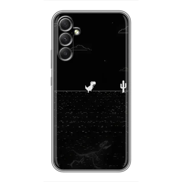 Чехол с рисунком «Динозаврик» для Samsung Galaxy A34 Чехол с рисунком «Динозаврик» для Samsung Galaxy A34