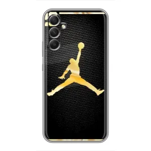 Силиконовый Чехол Nike Air Jordan на Самсунг А34 (Джордан 23)