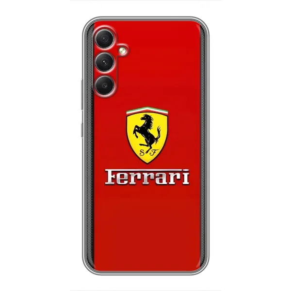 Чехол с рисунком «Ferrari Logo» для Samsung Galaxy A34