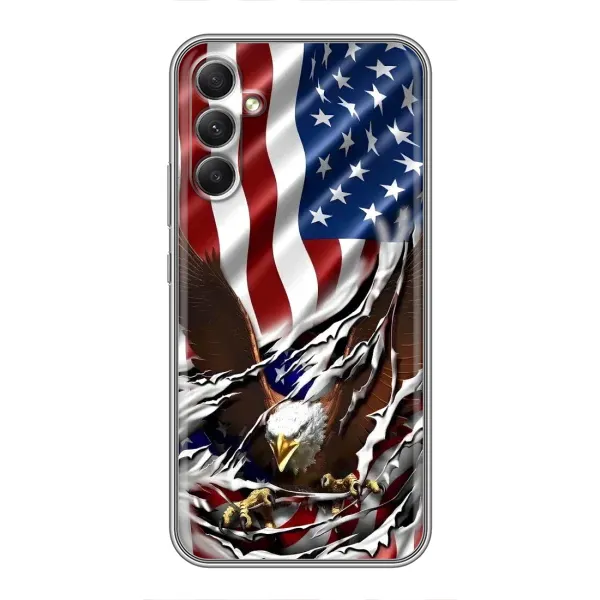 Чехол с рисунком «Флаг USA» для Samsung Galaxy A34 Чехол с рисунком «Флаг USA» для Samsung Galaxy A34
