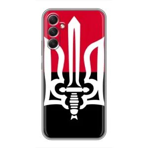 Чохли УПА (Червоно-Чорний) на Samsung Galaxy A34 (Герб України)