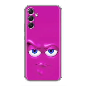 Силиконовые Чехлы (смешные стикеры) для Samsung Galaxy A34 (Хитрая мордочка)