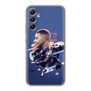 Чехол (TPU) с Футболистом на Samsung Galaxy A34 (Килиан)