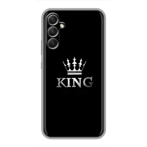 Чехол (Корона на чёрном фоне) для Самсунг А34 (KING)
