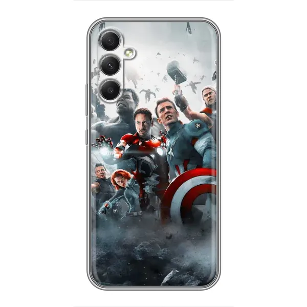 Чехол с рисунком «Команда марвел» для Samsung Galaxy A34