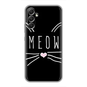 Бампер с изображением Котиков для Самсунг А34 (КОТИК MEOW)