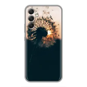 Силиконовый Чехол с одуванчиками на Samsung Galaxy A34 (Красивый одуванчик)