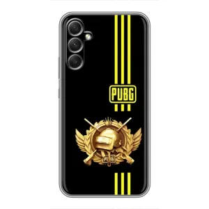 Чехол (TPU) с картинкой "Лого Пабг" на Самсунг А34 (Лого PUPG)