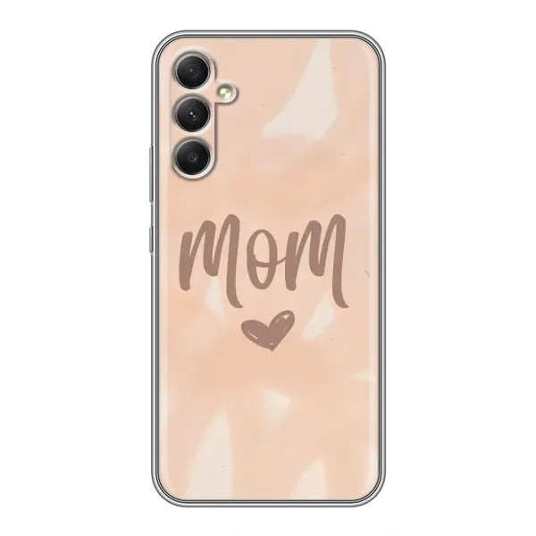 Чехол с рисунком «Love mom» для Samsung Galaxy A34 Чехол с рисунком «Love mom» для Samsung Galaxy A34